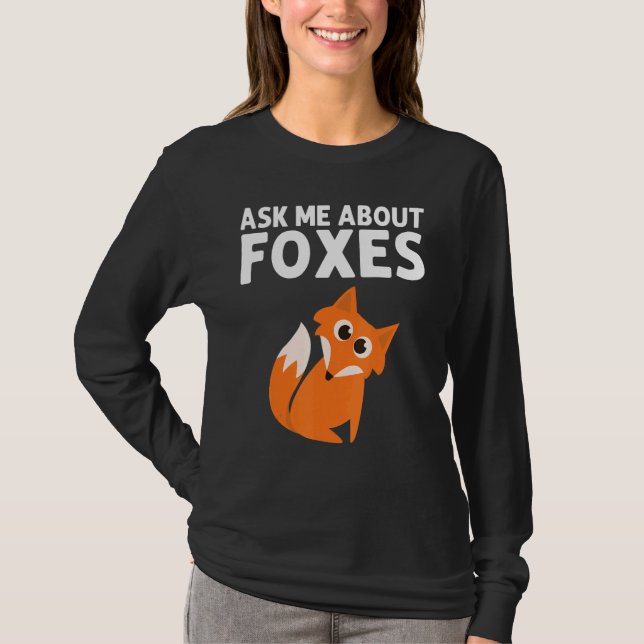 Fox Designs For Men Women Foxes Animal  Wildlife T-Shirt (Front)