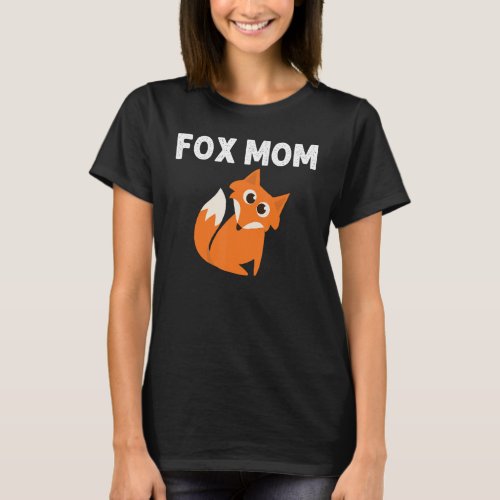 Fox Designs For Mom Women Foxes Animal   Wildlife T_Shirt