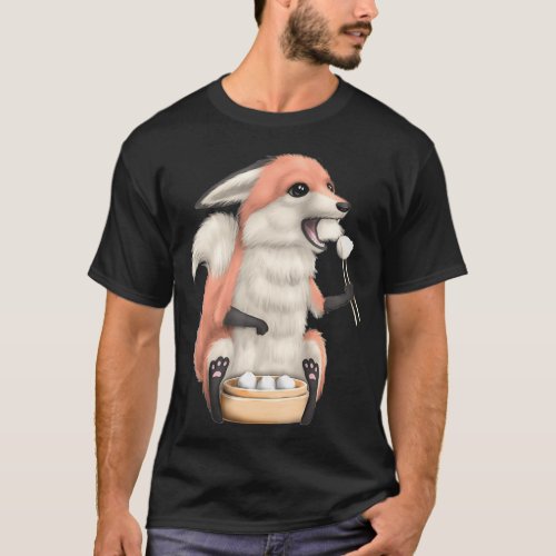 Fox Dim Sum Dumpling Cute Asian Chinese Food T_Shirt