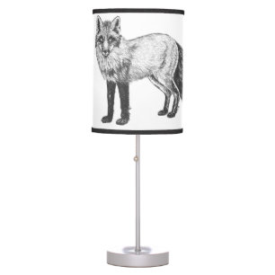 Fox drawing table lamp