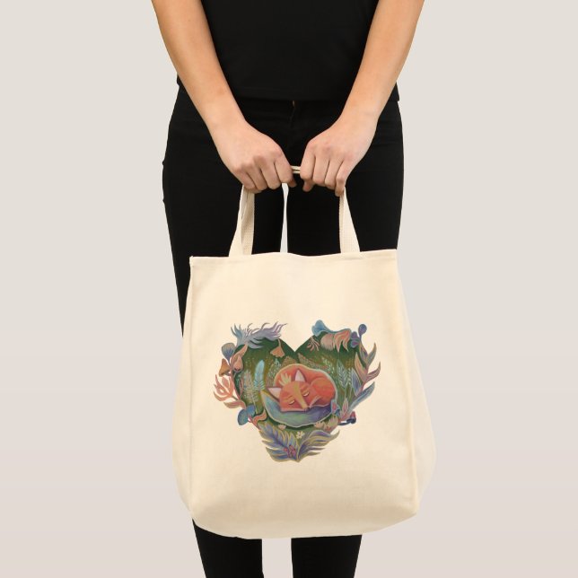 fox earth day tote bag (Front (Product))
