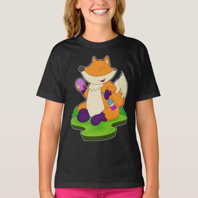 Fox Easter Easter egg T-Shirt (Front)
