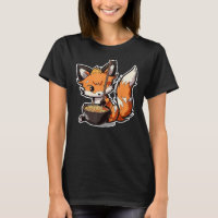 fox Eating Ramen Noodles Neko Girls gift 1