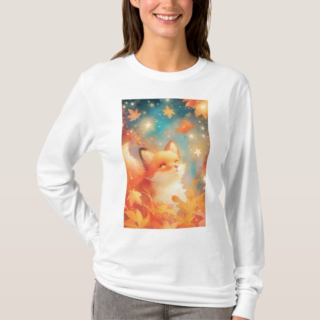 Fox Enchanted Autumn T-Shirt (Front)