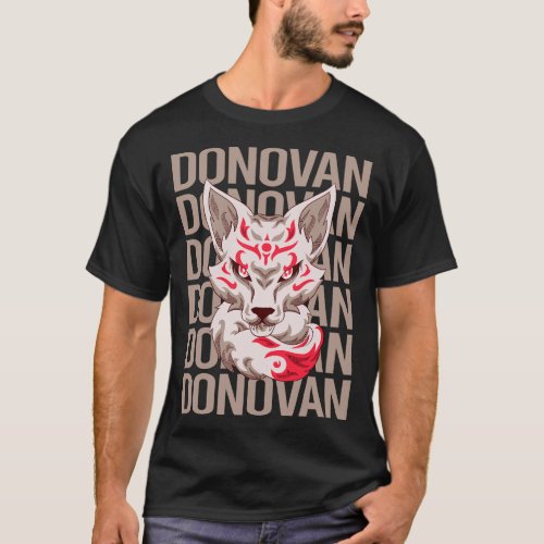 Fox Face _ Donovan Name T_Shirt