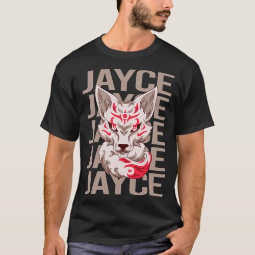 Fox Face _ Jayce Name T_Shirt