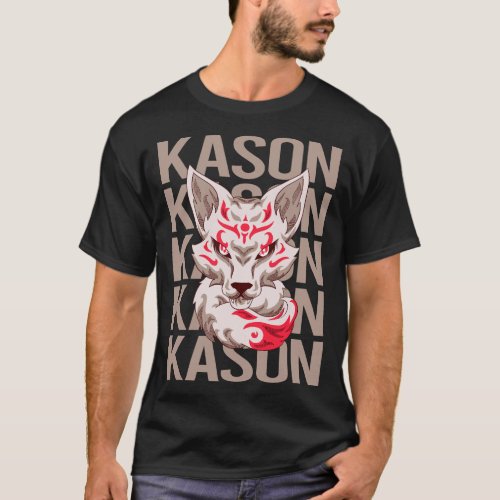 Fox Face _ Kason Name T_Shirt