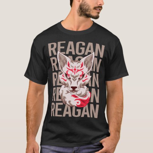 Fox Face _ Reagan Name T_Shirt