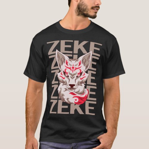 Fox Face _ Zeke Name T_Shirt