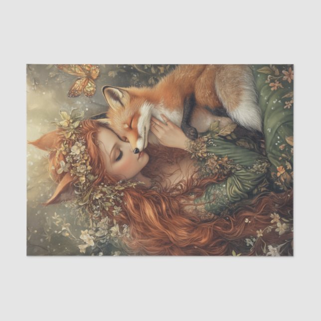 Fox Fairy Tissue Paper (Front)
