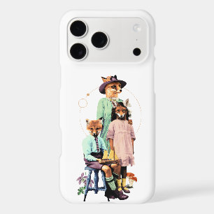 FOX FAMILY FANCY ANIMALS iPhone 17 PRO MAX CASE