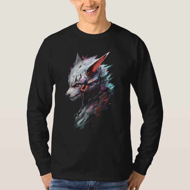 Fox Fantasy Art  Animal Fox T-Shirt (Front)