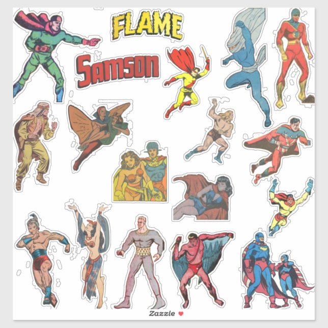 Fox Features Stickers Set #2 (Sheet)