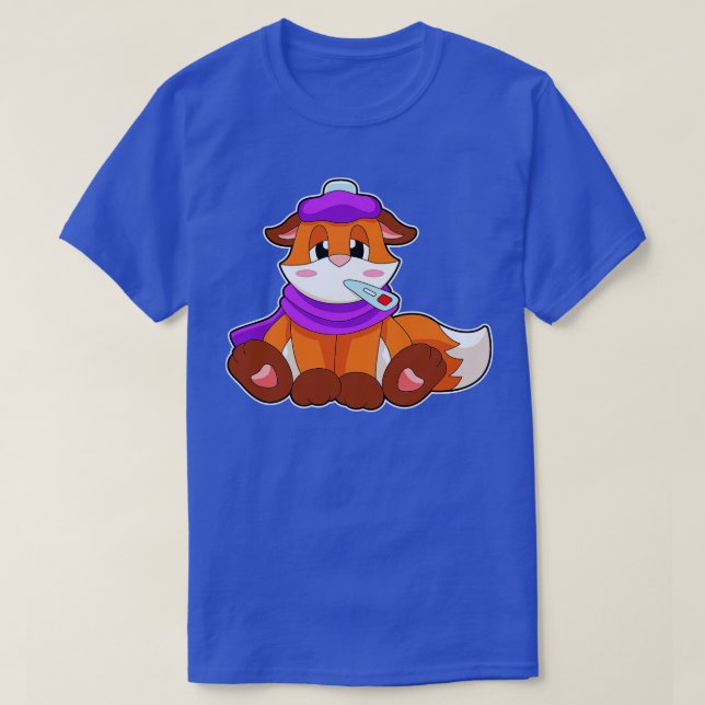 Fox Fever Fever Thermometer  T-Shirt (Design Front)