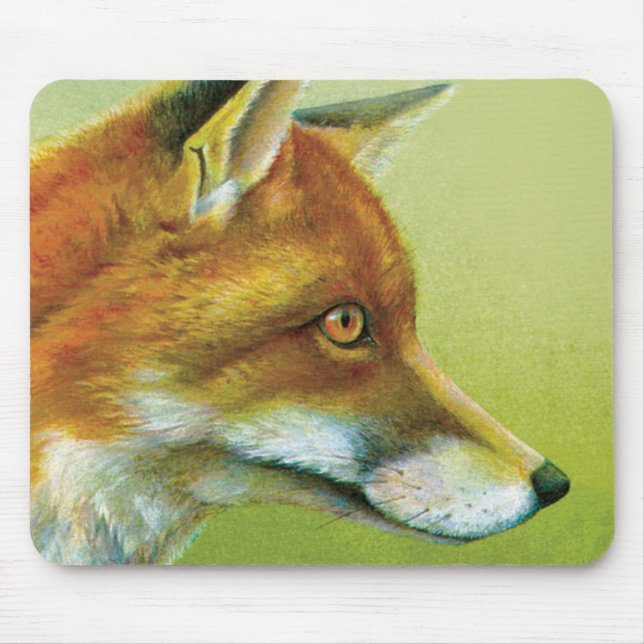 Fox fine art mouse mat (Front)