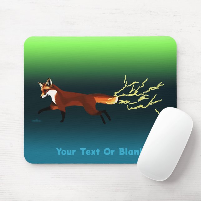 Fox Fire - Northern Lights Mouse Pad (With Mouse)