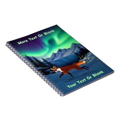 Fox Fire _ Northern Lights Notebook