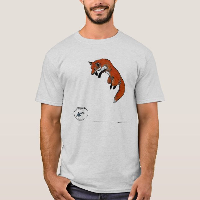 Fox Fishing T-Shirt (Front)