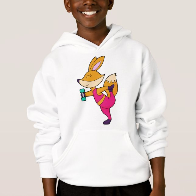 Fox Fitness Dumbbell Hoodie (Front)