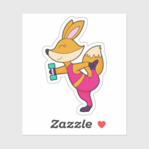 Fox Fitness Dumbbell Sticker