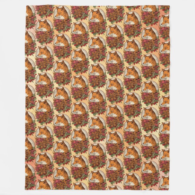 Fox Fleece Blanket (Front)