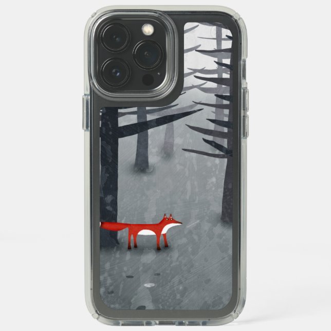 Fox Forest Art Speck iPhone 13 Pro Max Case (Front)
