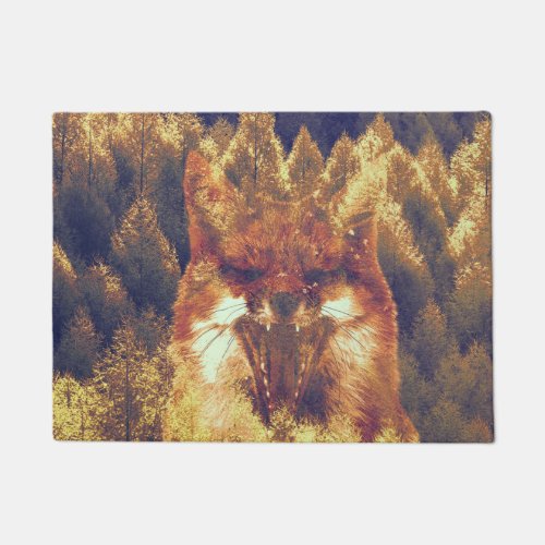 Fox forest Door Mat