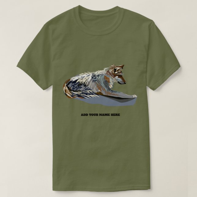 Fox Foxies Grey Fox Gray Fox T shirts (Design Front)