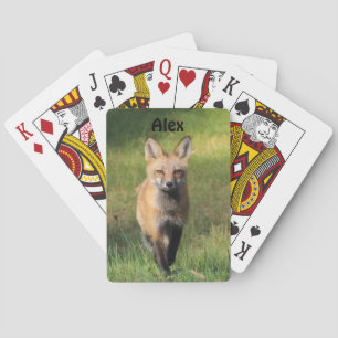 Fox Friend Playing Cards - Personalize it!