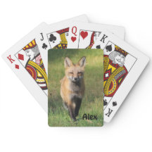 Fox Friend Playing Cards - Personalize it!