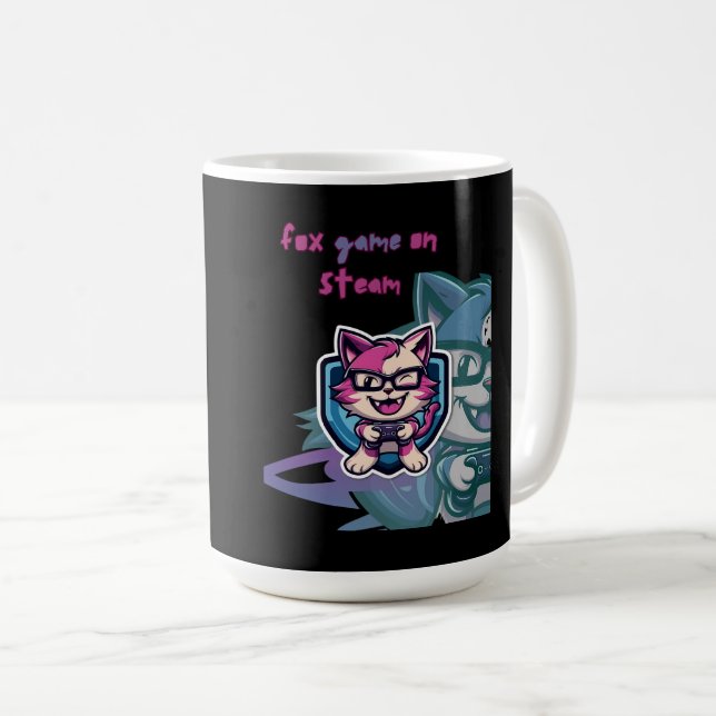 fox game on steam coffee mug (Front Right)