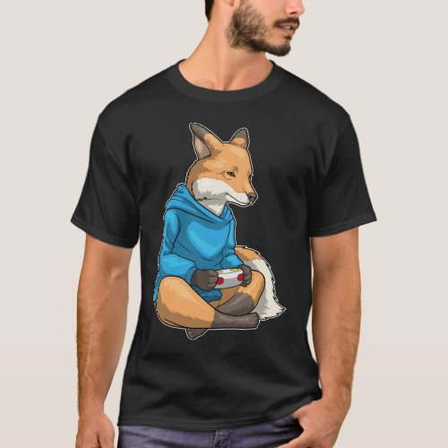 Fox Gamer Controller T_Shirt