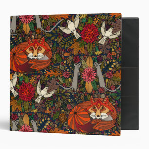 fox garden 3 ring binder