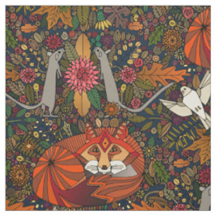 fox garden fabric