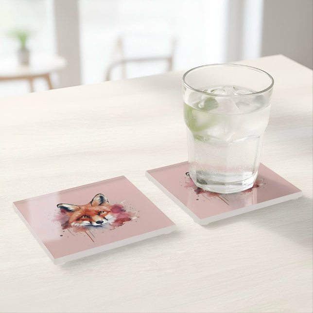 Fox Glass Coaster (Creator Uploaded)