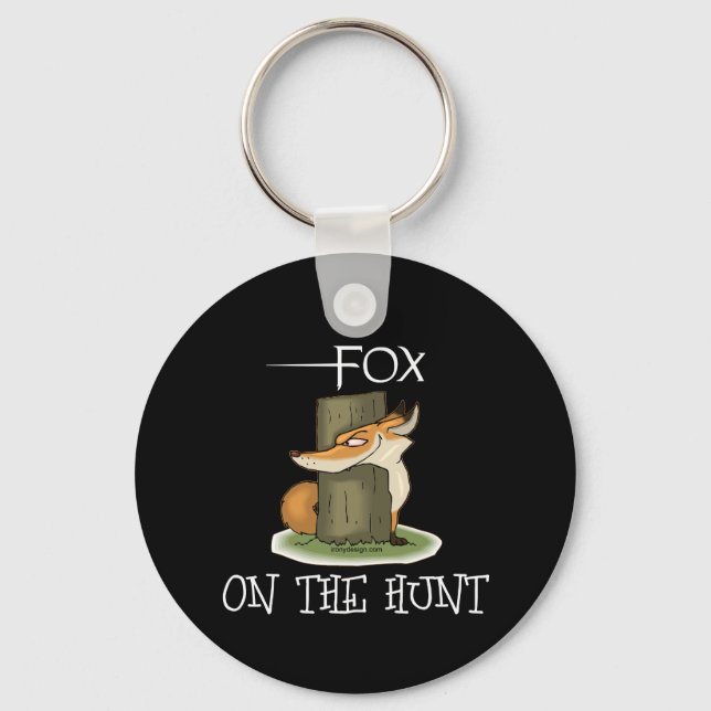 Fox Graphic Keychain (Front)