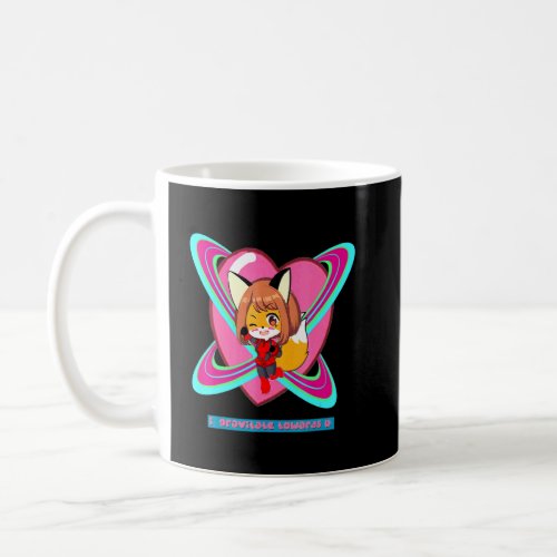 Fox Gravity Girl Super Space  Coffee Mug