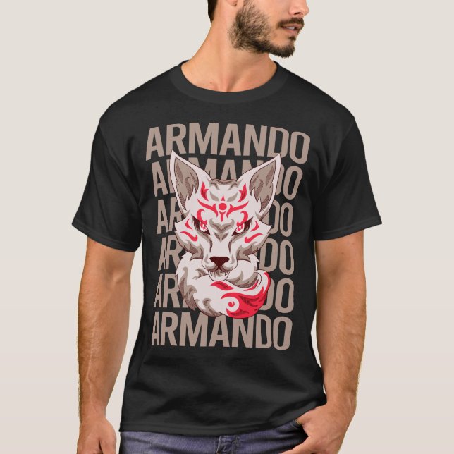Fox Head - Armando Name T-Shirt (Front)