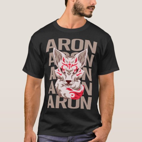 Fox Head _ Aron Name T_Shirt
