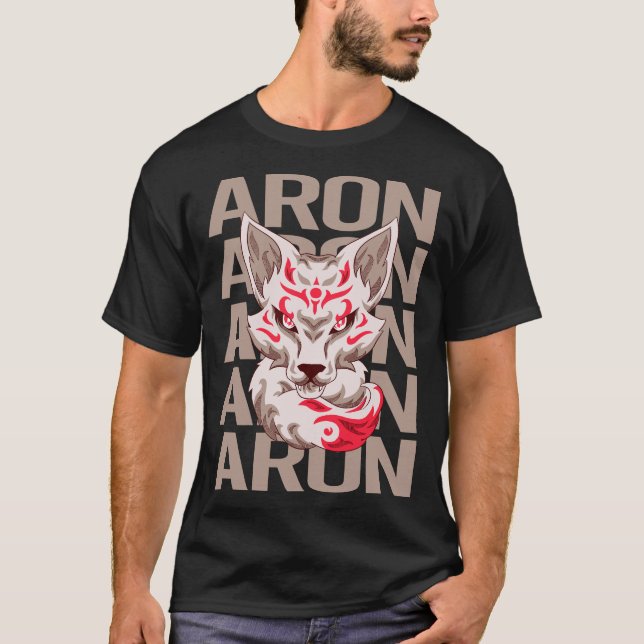Fox Head - Aron Name T-Shirt (Front)