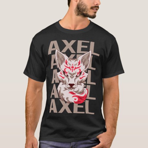 Fox Head _ Axel Name T_Shirt