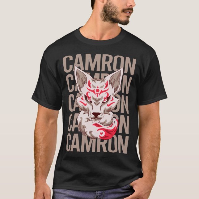Fox Head - Camron Name T-Shirt (Front)