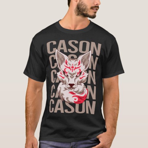 Fox Head _ Cason Name T_Shirt