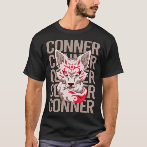 Fox Head _ Conner Name T_Shirt