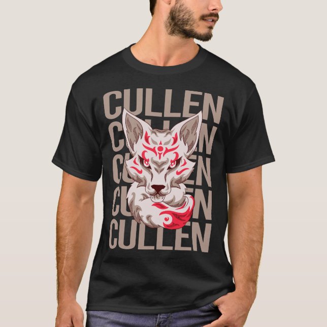 Fox Head - Cullen Name T-Shirt (Front)
