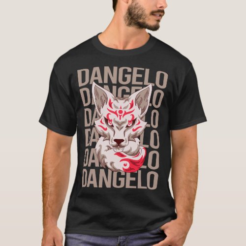 Fox Head _ Dangelo Name T_Shirt