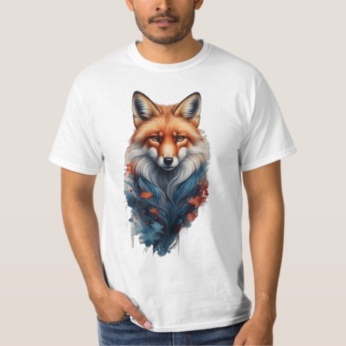 Fox Head design T_shirt 
