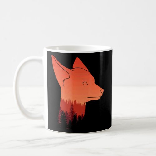 Fox head fox  coffee mug