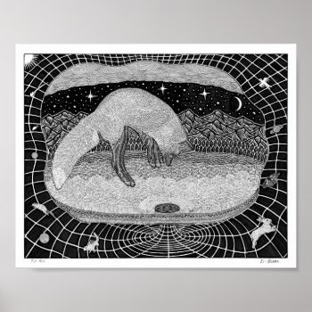 Fox Hole Poster by elihelman at Zazzle