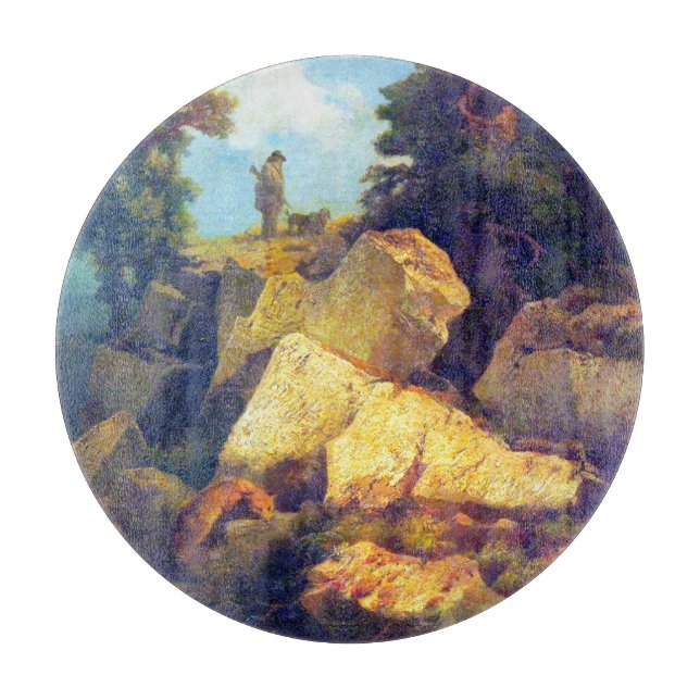 Fox Hunt Josef Navrátil  After 1850 Cutting Board (Front)